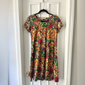 Peruvian Connection Pima Cotton Floral Print Dress
